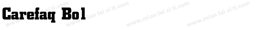 Carefaq Bold字体转换